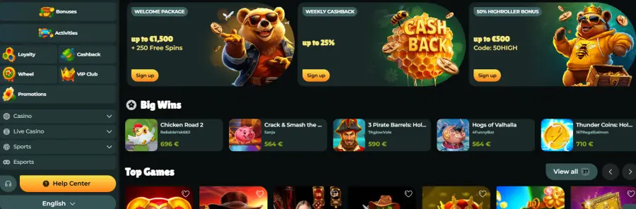 Honey betz casino